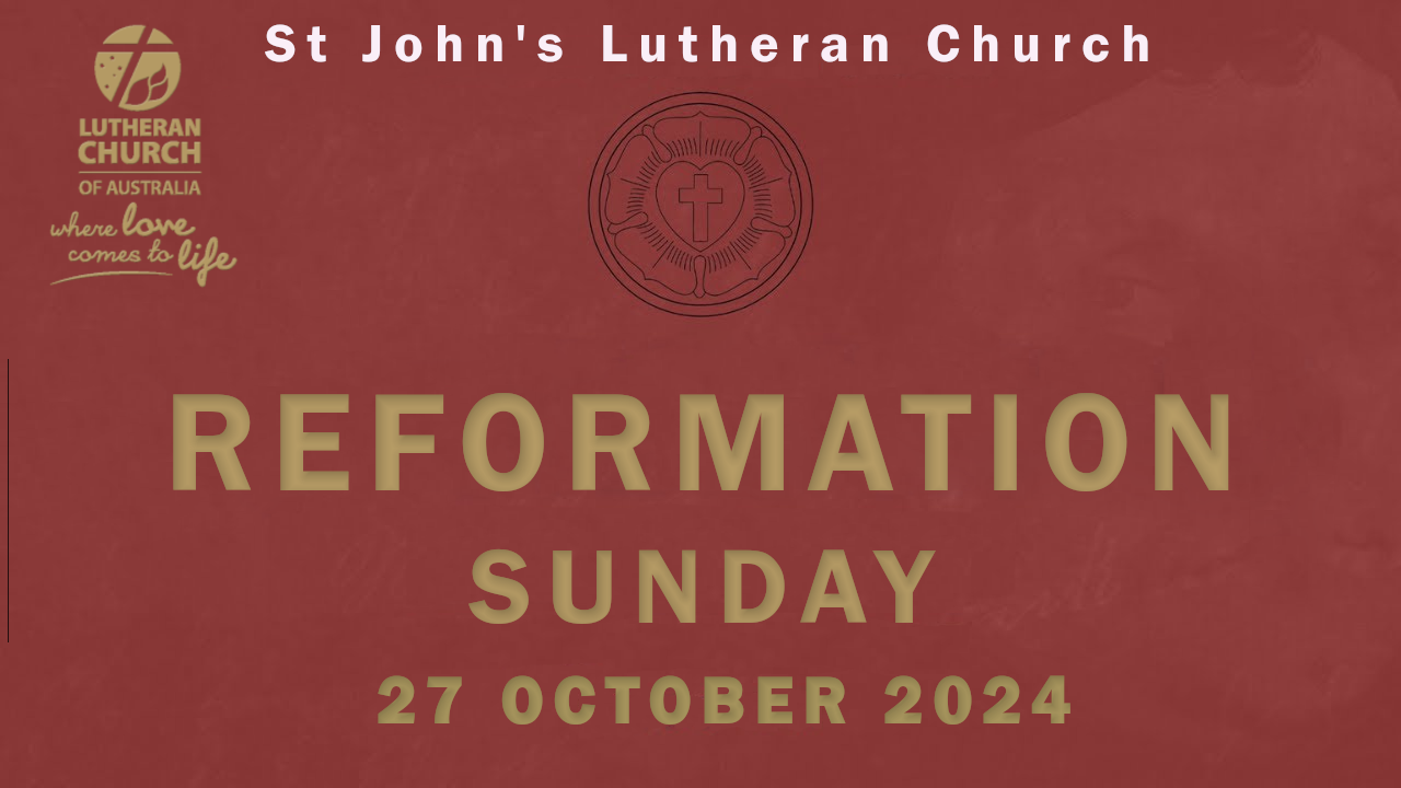 Reformation Sunday